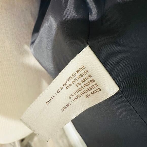 Old Navy Pea Coat Black Size Large - Picture 6 of 7